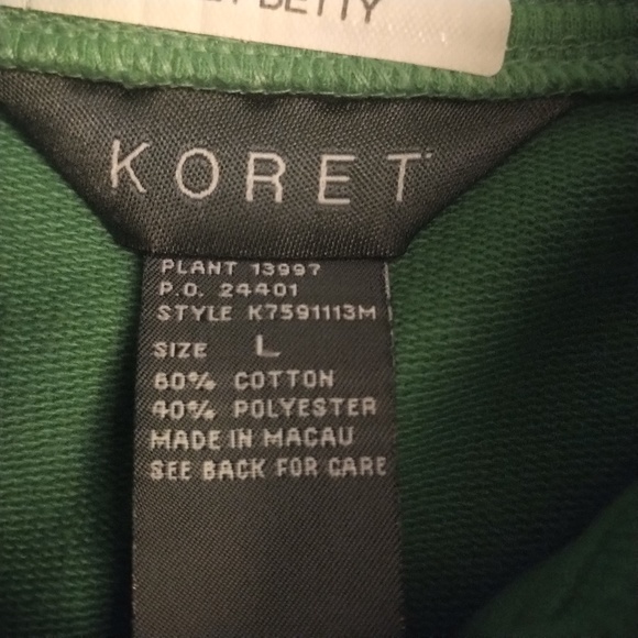 Soft Koret Zip Front Jacket EUC L - Picture 4 of 4